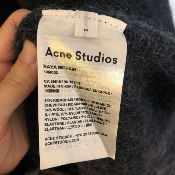 Acne Studios Raya Mohair Long Cardigan - Picture 3 of 4